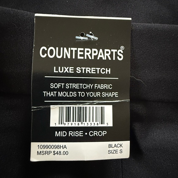 NWT Counterparts Black Wide Leg Pants - Small - Picture 2 of 6